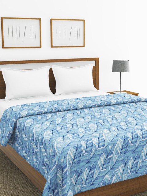 

BIANCA Blue & White AC Room 300 GSM Double Bed Comforter