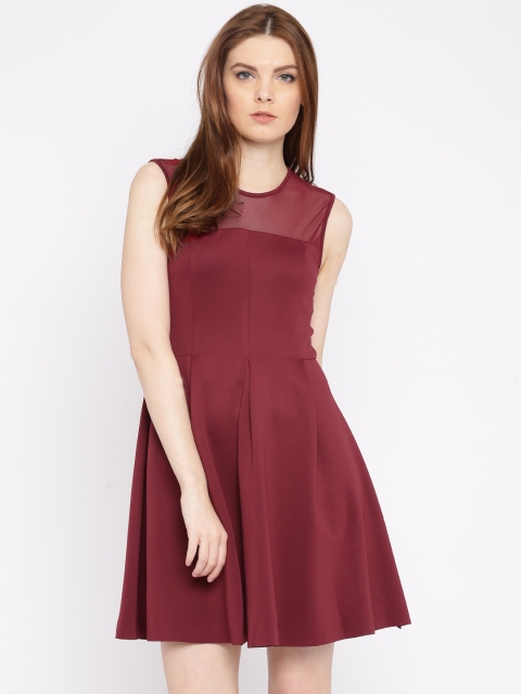 

Van Heusen Woman Maroon A-Line Dress