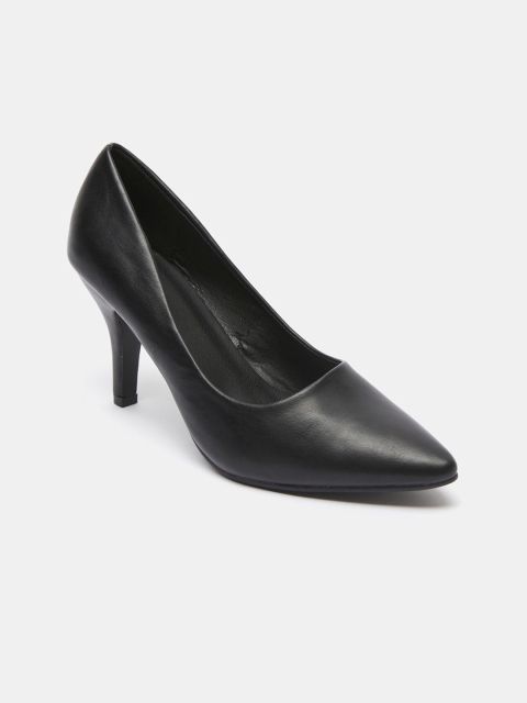 

shoexpress Women Black Solid Pumps