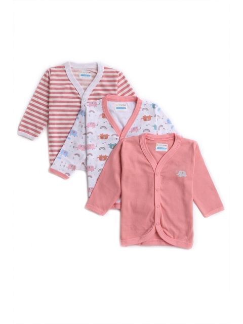 

Hopscotch Girls Pink & White Pack of 3 Printed Cotton Jablas