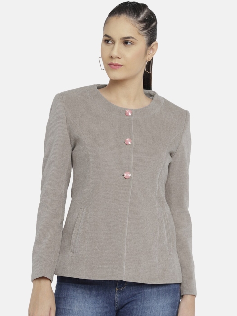

LURE URBAN Women Brown Solid Princess Coat