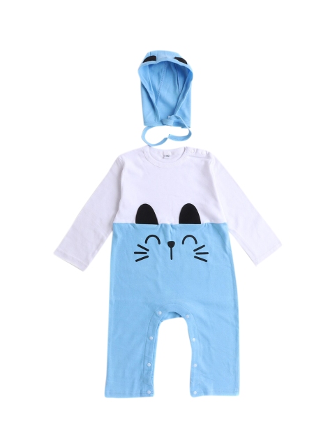 

Hopscotch Boys Blue Full Sleeves Printed BodySuit