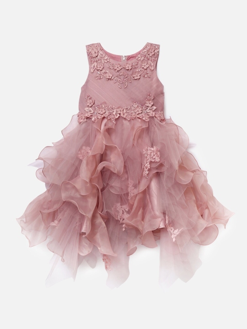 

Hopscotch Pink Embellished Dress