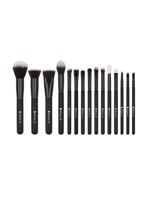 

Ducare Women Black 15 Makeup Brushes Set