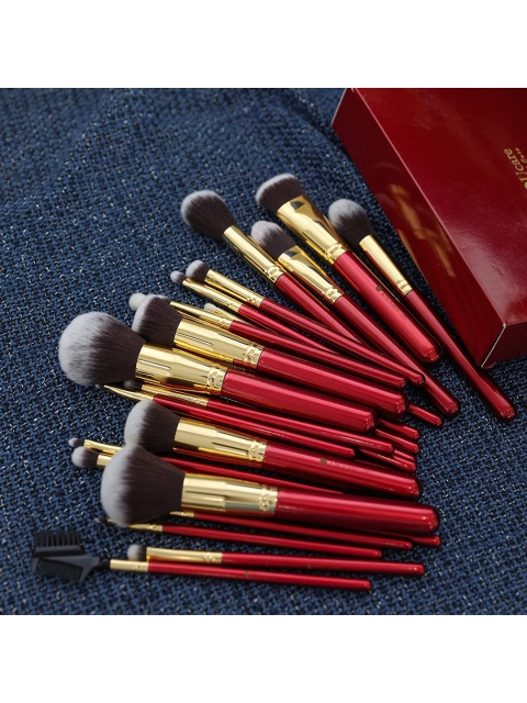

Ducare Women Red Set Of 27 Pcs Professional Makeup Brushes