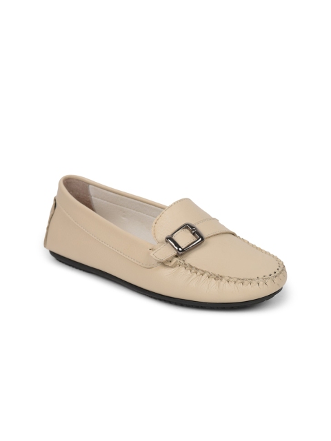 

Liberty Women Beige Ballerinas with Buckles Flats