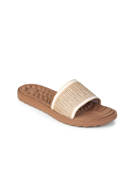 

Liberty Women Gold-Toned Rubber Sliders