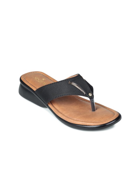 

Liberty Black PU Comfort Sandals
