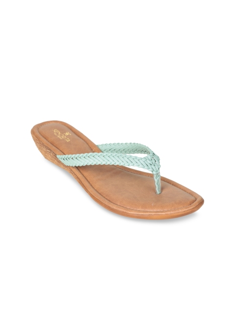 

Liberty Women Green PU Wedge Sandals