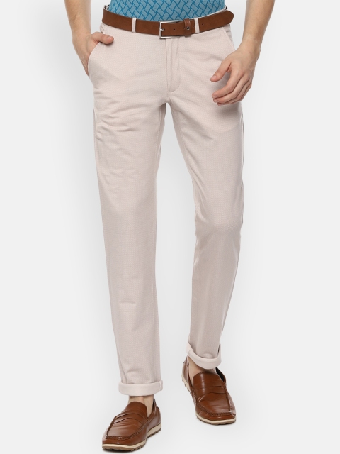 

Louis Philippe Sport Men Beige Slim Fit Chinos Trousers