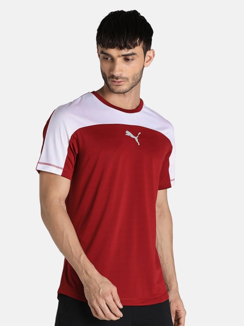 

Puma Men Red & White T-shirt