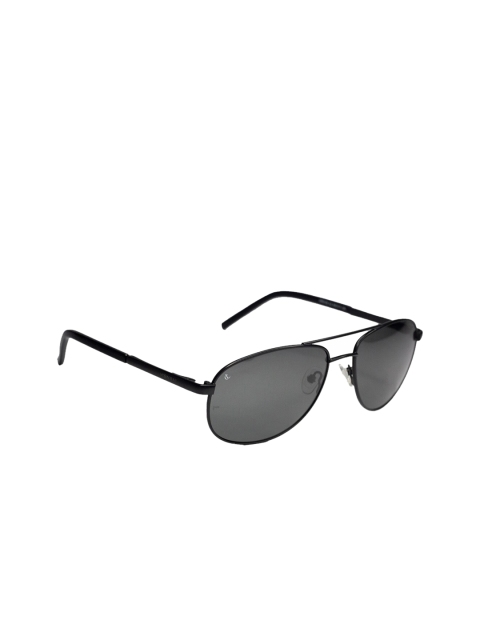 

CHARLES LONDON Men Black Lens & Black Sunglasses with Polarised Lens MR 9128 C2 59 S