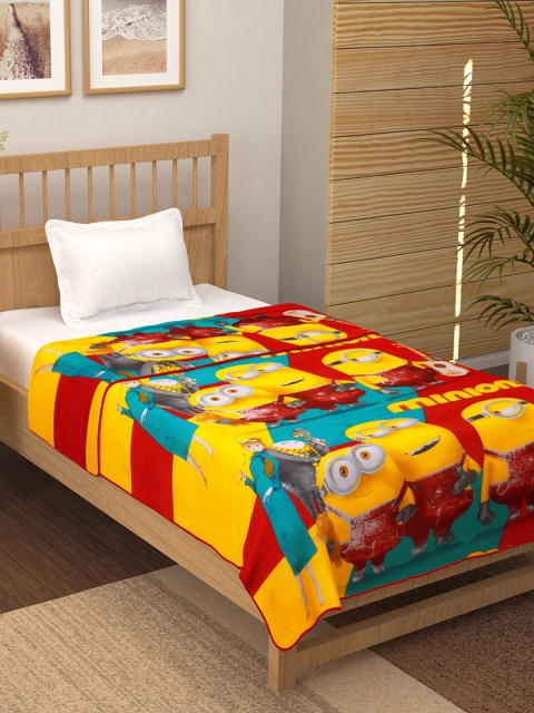 

Story@home Yellow & Red AC Room Cotton Single Bed Dohar