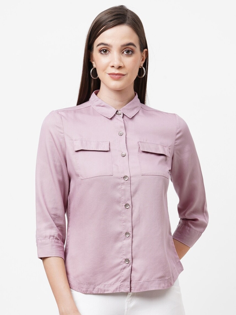 

Kraus Jeans Women Pink Casual Shirt