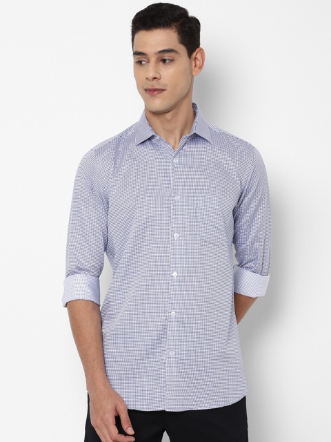 

Allen Solly Men Blue Slim Fit Checked Casual Shirt