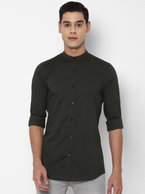 

Allen Solly Men Black Slim Fit Casual Shirt