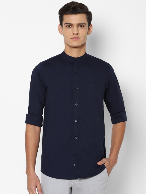 

Allen Solly Men Navy Blue Slim Fit Casual Shirt