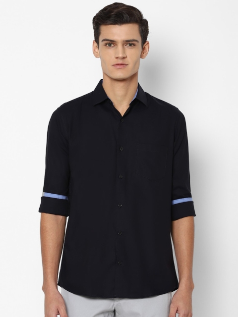 

Allen Solly Men Black Slim Fit Casual Shirt