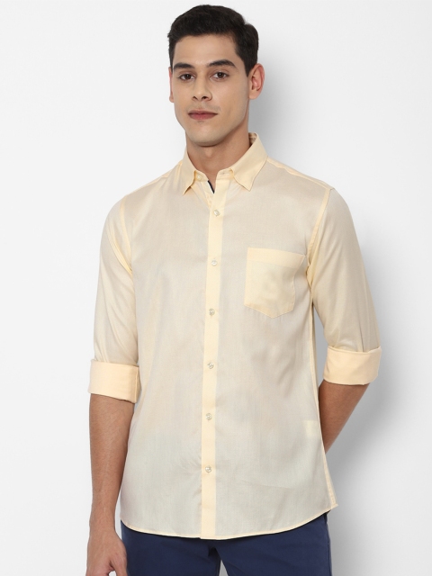 

Allen Solly Men Cream-Coloured Slim Fit Casual Shirt