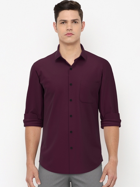 

Peter England Men Black Slim Fit Formal Shirt