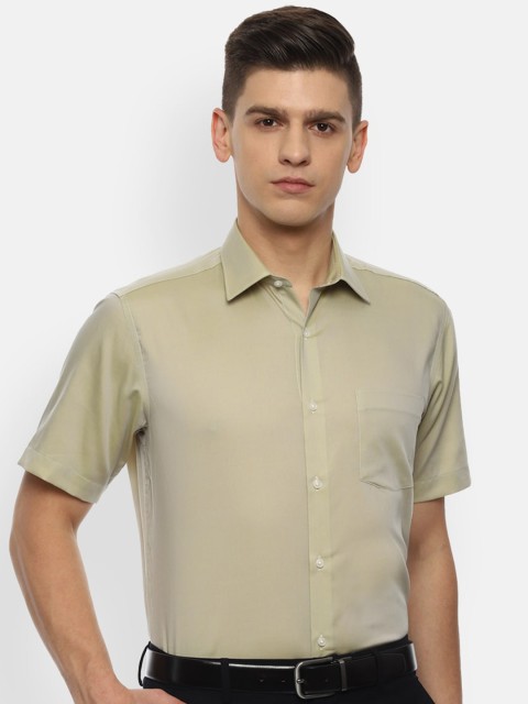 

Van Heusen Men Khaki Formal Shirt
