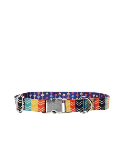 

WIGGLE TWIDDLE Yellow Printed Dog Collar