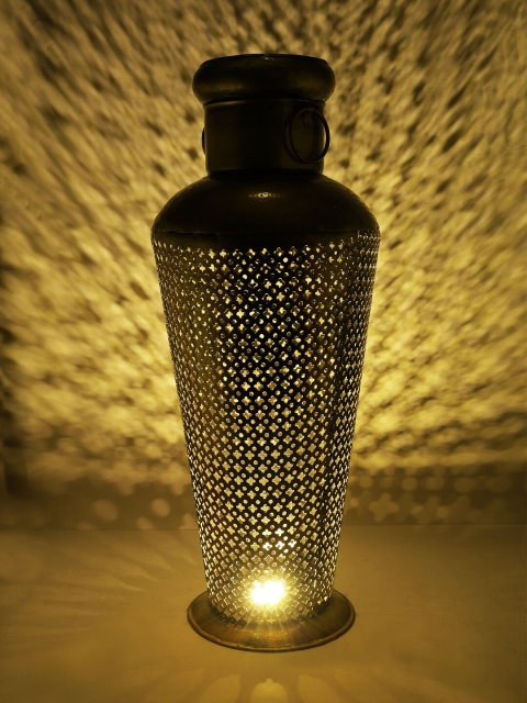 

Aapno Rajasthan Gold-Toned Metal Floor Lamp