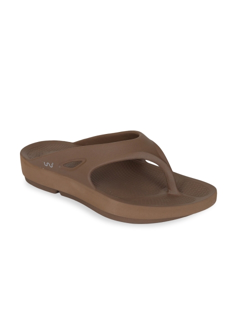

Doubleu Men Brown Thong Flip-Flops