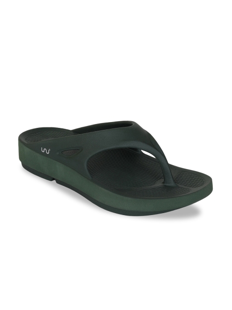 

Doubleu Men Olive Green Thong Flip-Flops