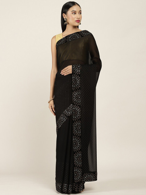 

Soch Black Embellished Saree