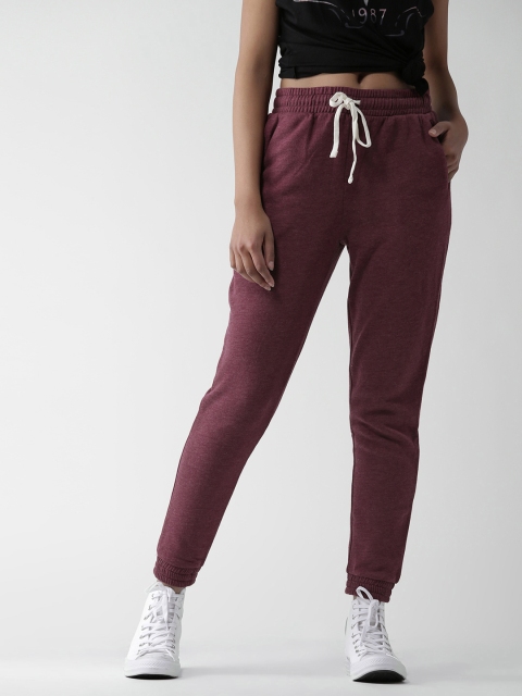 

FOREVER 21 Burgundy Joggers