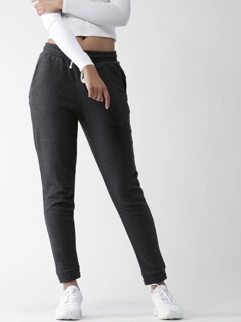 

FOREVER 21 Women Charcoal Grey Joggers