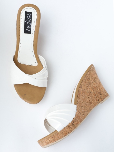 

SAPATOS White Wedge Sandals
