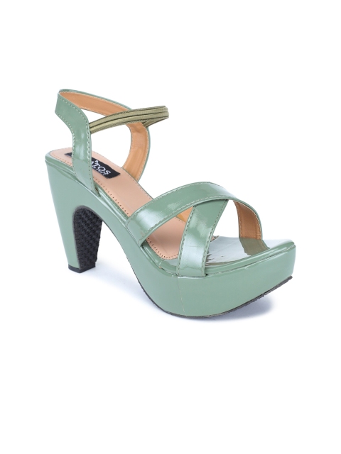 

SAPATOS Green Block Sandals