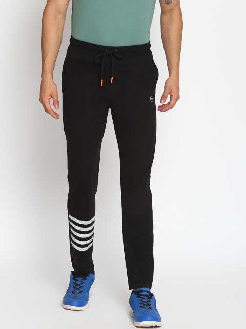 

MKH Men Black Solid Track Pants