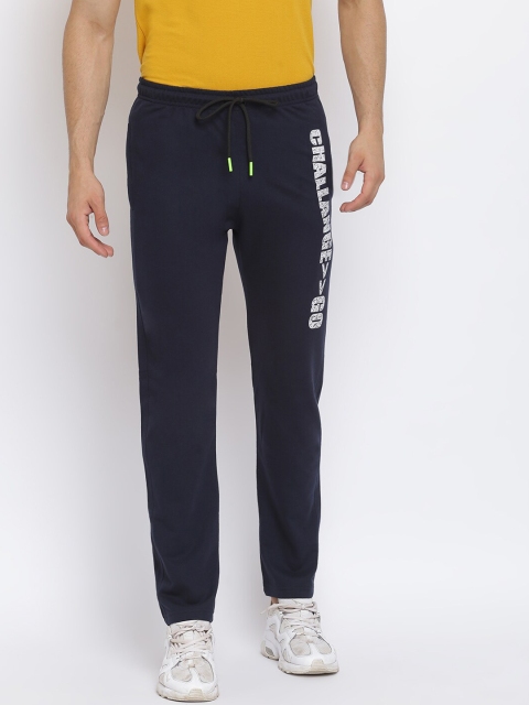 

MKH Men Navy Blue Solid Track Pants