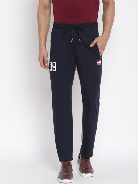 

MKH Men Navy Blue Solid Track Pants