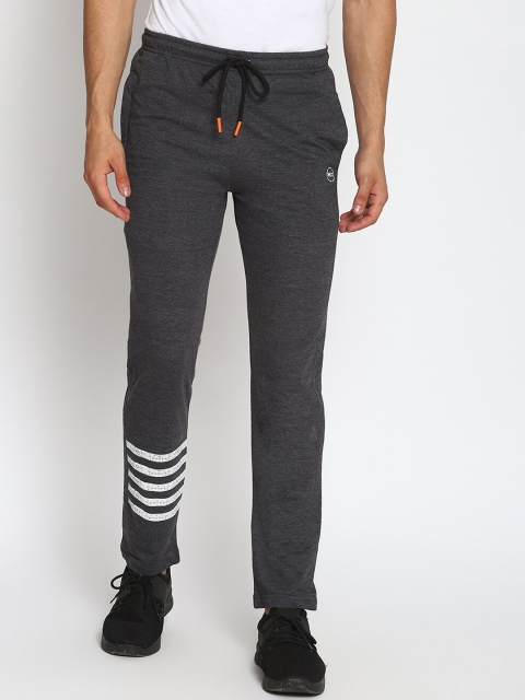 

MKH Men Charcoal Grey Solid Track Pants