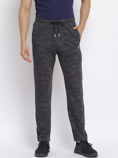 

MKH Men Grey Printed Track Pants