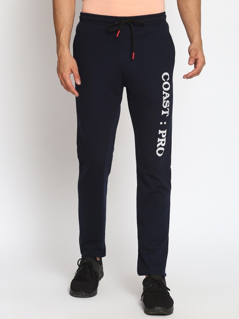 

MKH Men Navy Blue Solid Track Pants