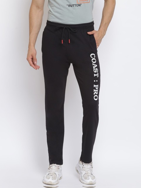

MKH Men Black Printed Track Pants