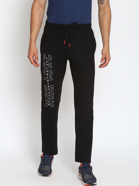 

MKH Men Black Solid Track Pants