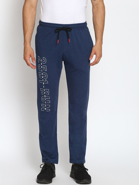 

MKH Men Blue Solid Track Pants