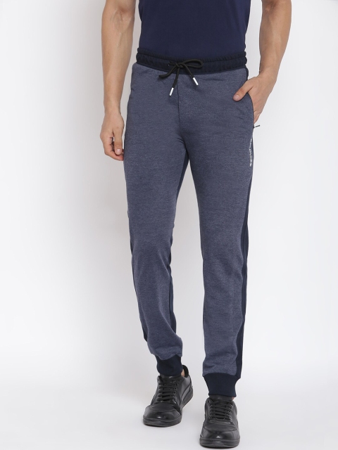 

MKH Men Navy Blue & Grey Solid Joggers