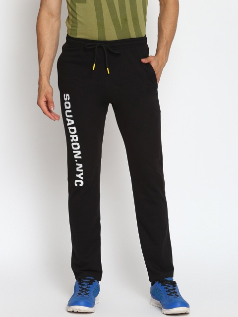 

MKH Men Black Solid Track Pants