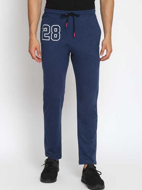 

MKH Men Blue Solid Slim Fit Track Pants