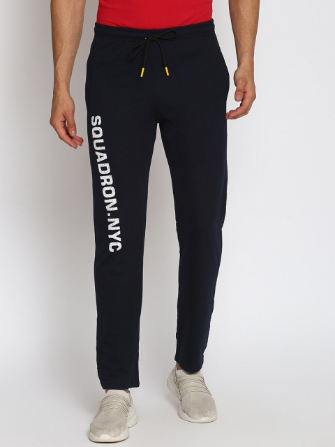 

MKH Men Navy Blue Solid Track Pants
