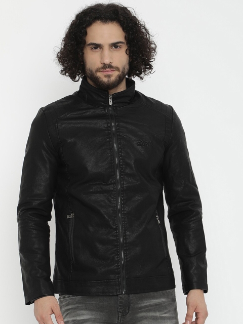 

V2 Value & Variety Men Black Leather Jacket