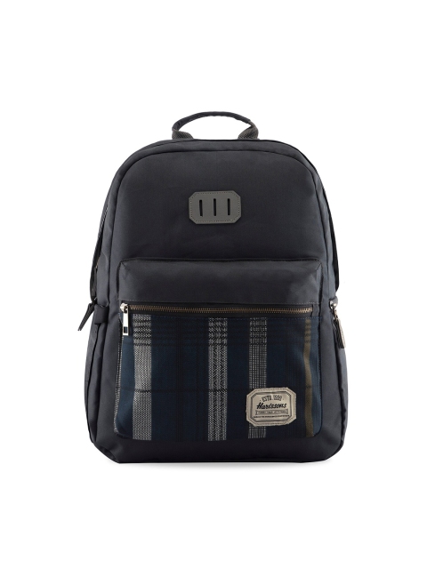 

Harissons Unisex Grey & Blue Laptop Backpack