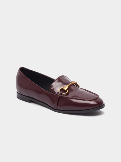 

shoexpress Women Maroon Ballerinas Flats